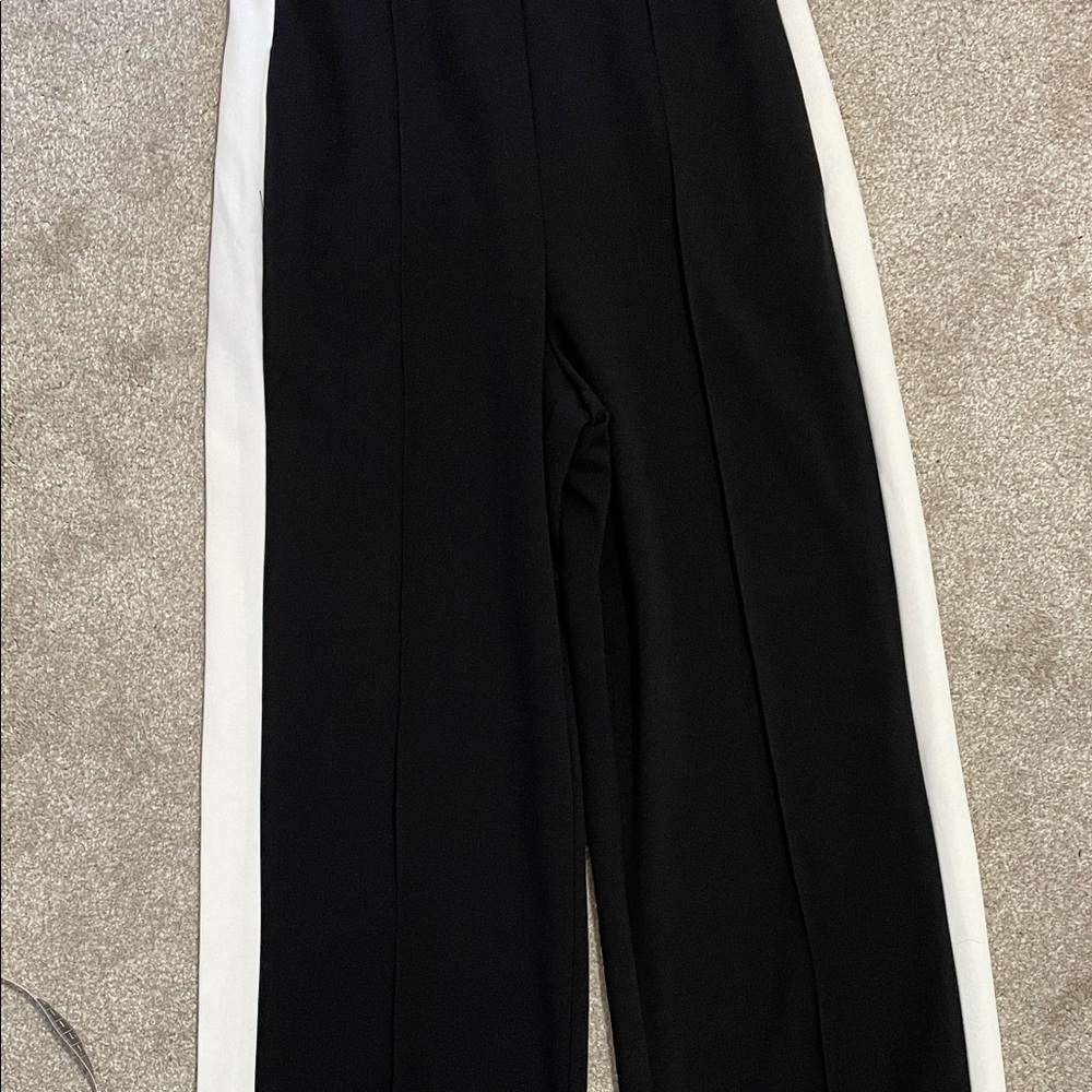 Donna Morgan Elegant Black and White Jumpsuit - Picture 6 of 8